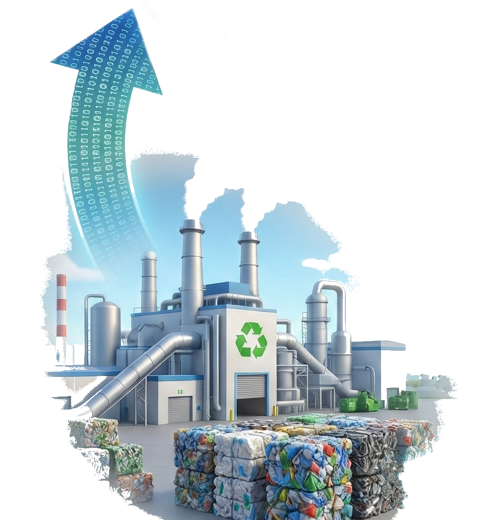 Digital waste tracking for waste receivers